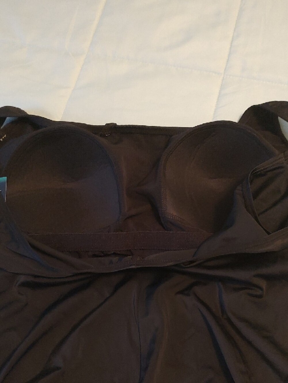 Longitude Black One-Piece Swimsuit with Gold Accents - Picture 4 of 10
